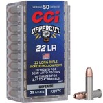 CCI 22 LR Uppercut 32gr Plated JHP 50ct