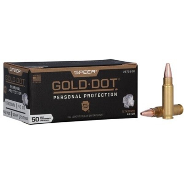 SPEER 5.7x28mm 40gr Personal Protection Gold Dot Hollow Point