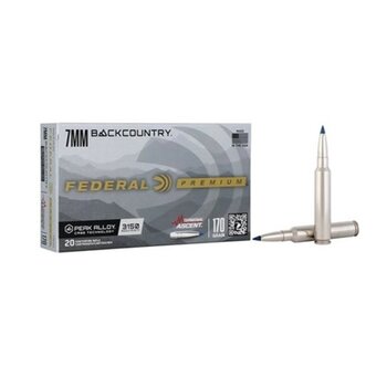 FEDERAL 7mm Backcountry 170gr Terminal Ascent 20ct