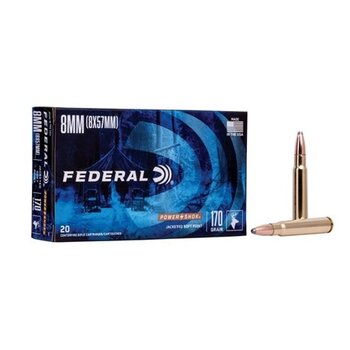 FEDERAL 8mm Mauser 170gr Power-Shok JSP 20ct