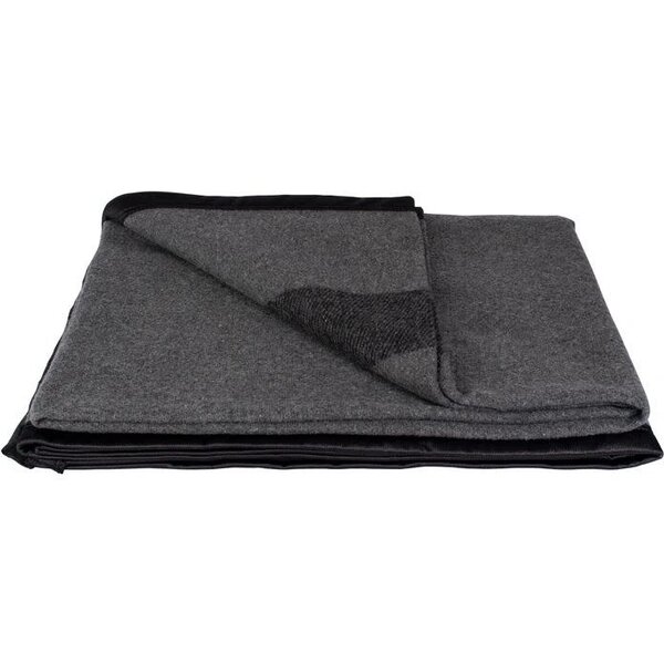 FOX OUTDOOR German Army Style Blanket Grey w/Black Stripes