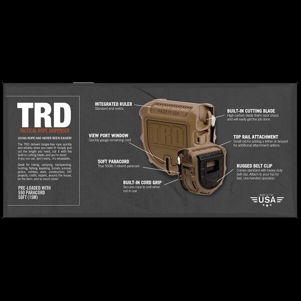 ATWOOD ROPE 50' Paracord TRD Preloaded