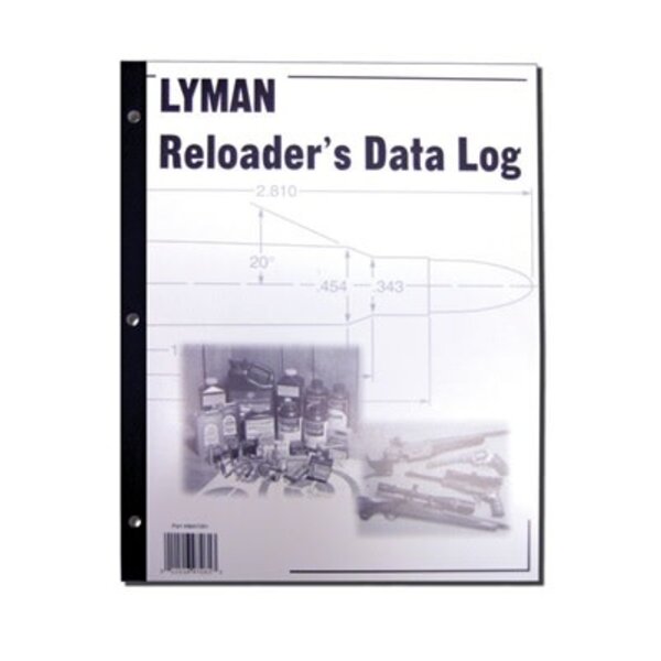 LYMAN Reloader's Data Log