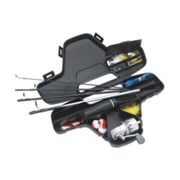 DAIWA Travel Pack Spin Casting Combo, Minicast Kit Hard Case