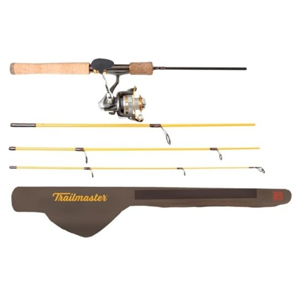 EAGLE CLAW Trailmaster Travelpak Spin Combo 6' 6" 4pc