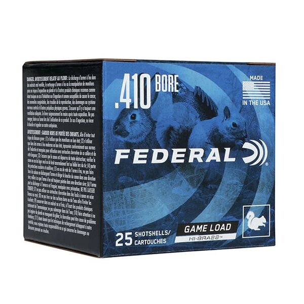 FEDERAL  410ga 2-1/2" 1/2oz 6 Shot 25ct