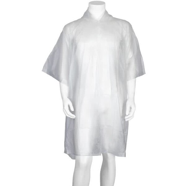 FOX OUTDOOR Adult Vinyl Poncho Clear
