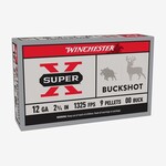 WINCHESTER 12ga 2-3/4" Super-X 00 Buck 9 Pellets 5ct