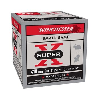 WINCHESTER 410ga 3" 11/16oz #6 Small Game Super-X 25ct