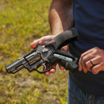 CROSMAN SNR357 CO2 Powered Duyal Ammo Full Metal Snub Nose Air Revolver Black/Grey 400fps