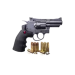 CROSMAN SNR357 CO2 Powered Duyal Ammo Full Metal Snub Nose Air Revolver Black/Grey 400fps