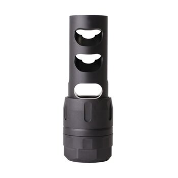 NOSLER Muzzle Brake .22 1/2-28 TPI 3-Port Titanium
