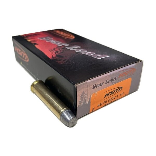 HSM 45-70 Govt +P 430gr RNFP Gas Check Bear Load 20ct