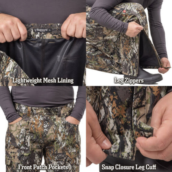 HUNTWORTH Winsted Lightweight Tricot Rain Pant Vertek