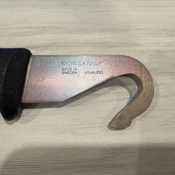 MORAKNIV Gut Hook Knife Black w/Sheath