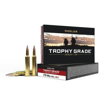 NOSLER 270 Wby Mag 150gr Accubond Long Range Trophy Grade 20ct