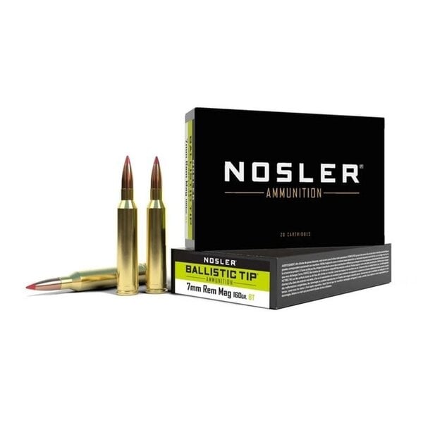 NOSLER 7mm Rem Mag 160gr BT 20ct