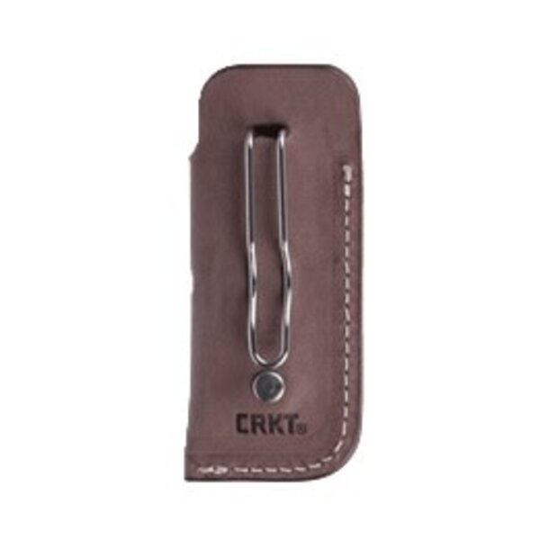 CRKT Folding Knife Leather Sheath Brown