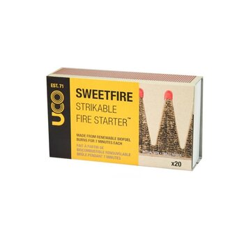 UCO GEAR Stormproof Sweetfire Strikeable Fire Starter 20pk