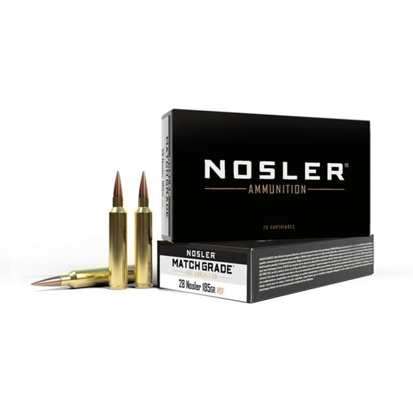 NOSLER 28 Nosler 185gr Match Grade RDF 20ct