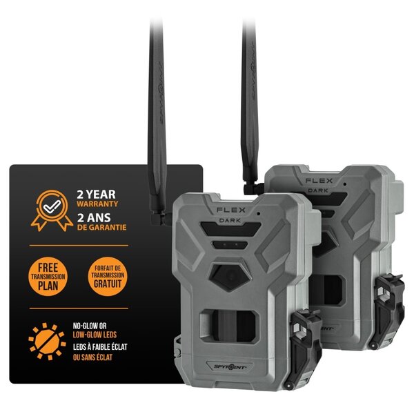 SPYPOINT Flex-Dark Cellular Trail Camera Twin Pack