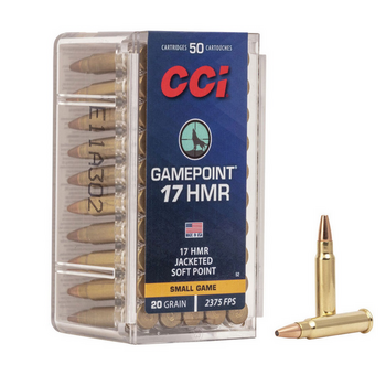 CCI 17 HMR 20gr Gamepoint JSP 50ct
