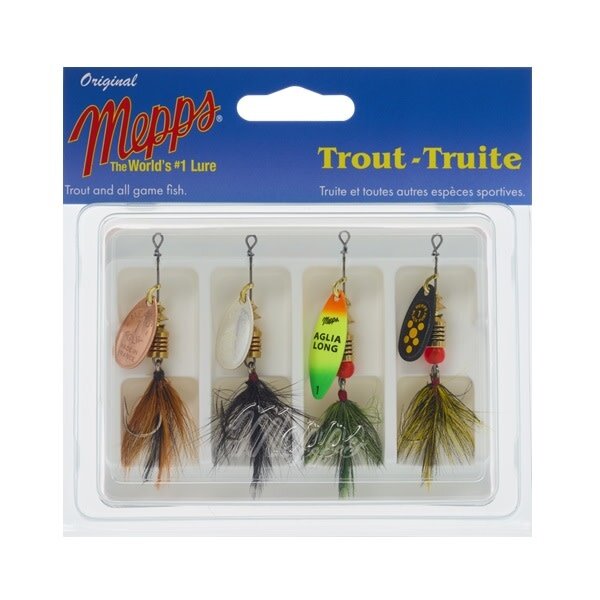 MEPPS Trouter Kit Dressed Siwash Assorted 4pk