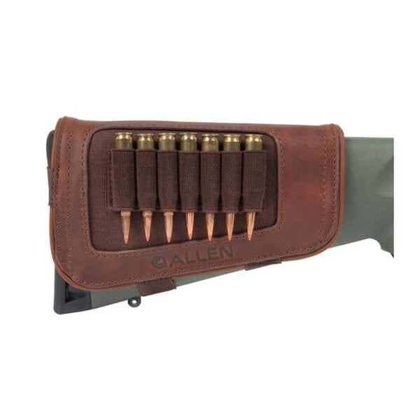 ALLEN New Castle Leather Buttstock Cartridge Carrier