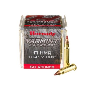 HORNADY 17 HMR 17gr V-MAX Varmint Express 50ct
