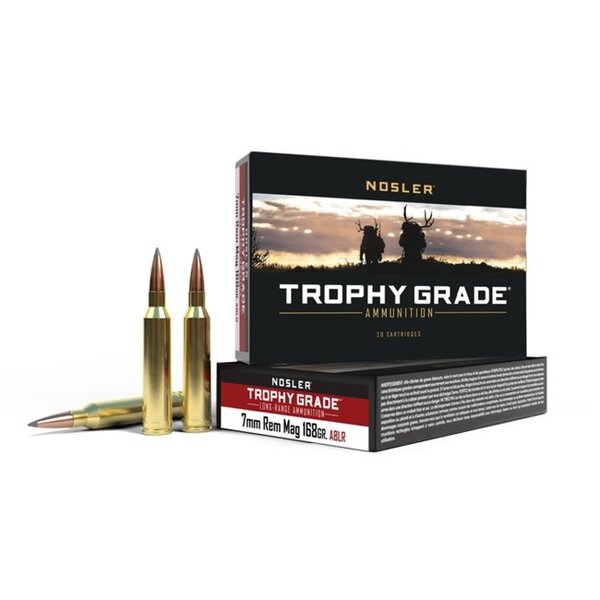 NOSLER 7mm Rem Mag 168gr Accubond Long Range Tropy Grade 20ct