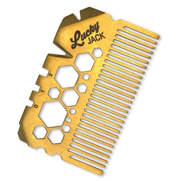 LUCKY JACK Jack Comb Card – Pocket Comb Multi-Tool