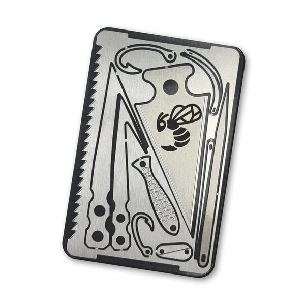 LUCKY JACK Stinger Card – Survival Wallet Multi-Tool