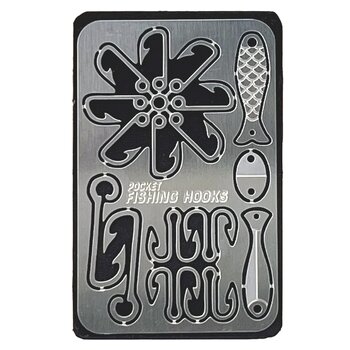 LUCKY JACK Fishing Hooks Card – Wallet Hook & Lure Kit