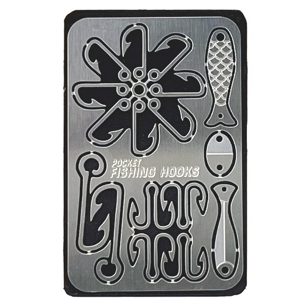 LUCKY JACK Fishing Hooks Card – Wallet Hook & Lure Kit