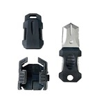 LUCKY JACK Micro MOLLE Fixed-Blade Knife with Sheath