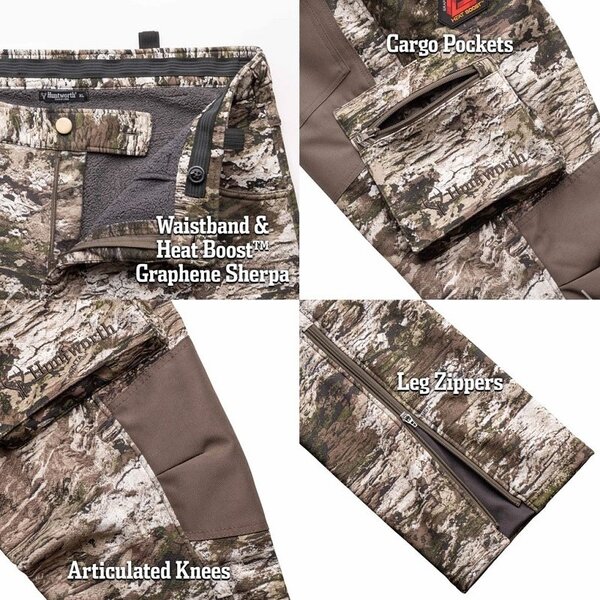 HUNTWORTH Saskatoon Heat Boost Heavyweight Windproof Soft Shell Pants Tarnen