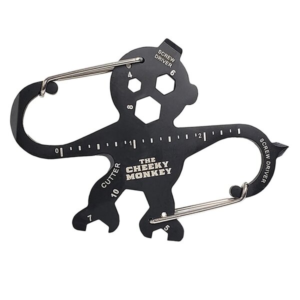 LUCKY JACK Cheeky Monkey Carabiner Multi-Tool
