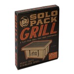 LUCKY JACK Solo Pack Grill – Portable Flat-Pack Camp Grill