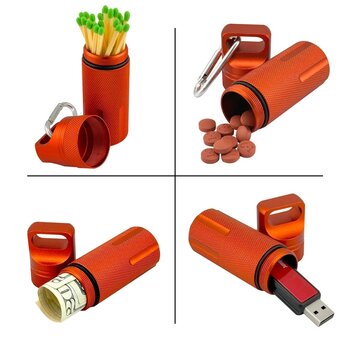 LUCKY JACK Trek Tubes Waterproof Storage Tubes 2pk