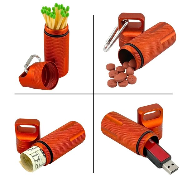 LUCKY JACK Trek Tubes Waterproof Storage Tubes 2pk
