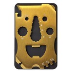 LUCKY JACK Happy Guy Card – 9-in-1 Wallet Multi-Tool