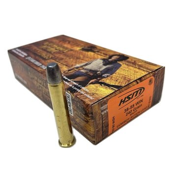 HSM 38-55 Win 240gr Cowboy Action RNFP 20ct