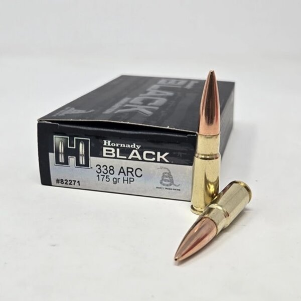 HORNADY 338 ARC 175gr HP Match Black 20ct