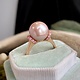 14K Rose Gold Sapphires and Pearl Ring
