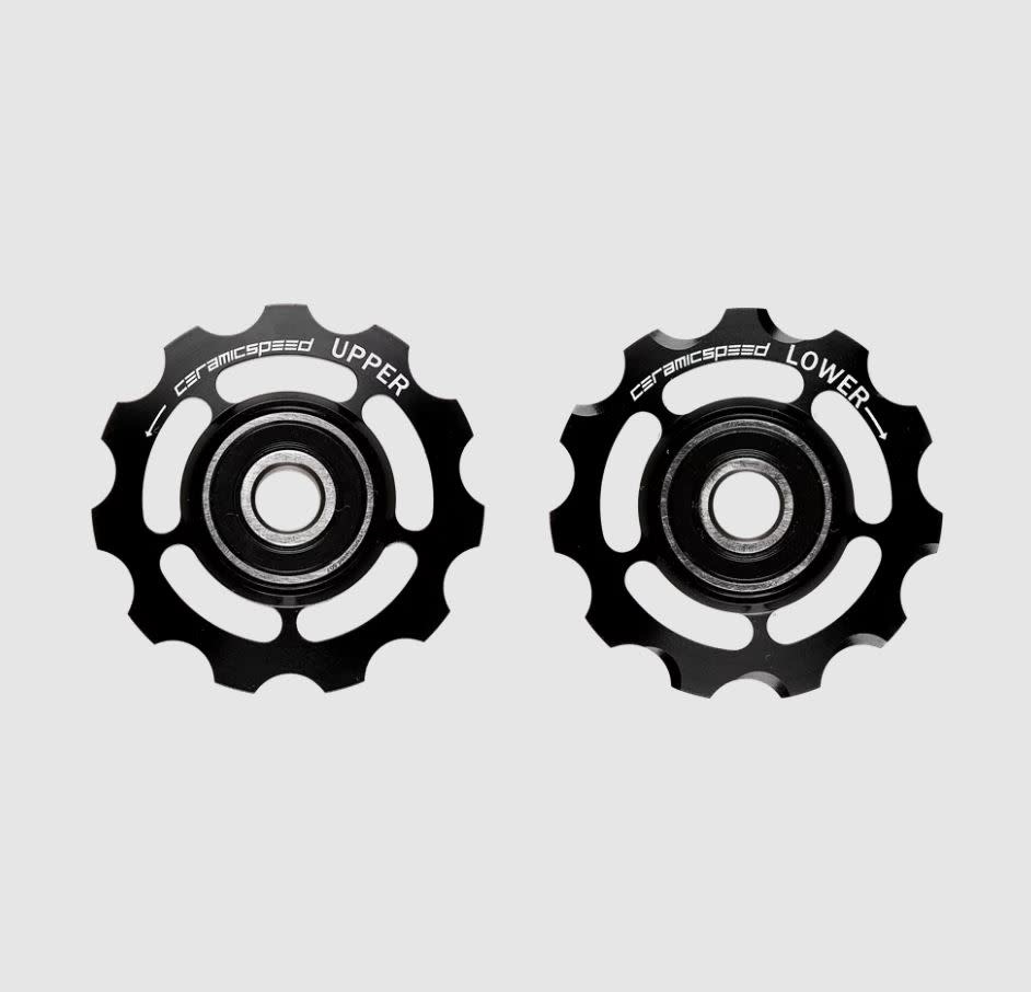 CeramicSpeed NonCoated Pulleys Shimano 11s XTR/XT Black North Shore