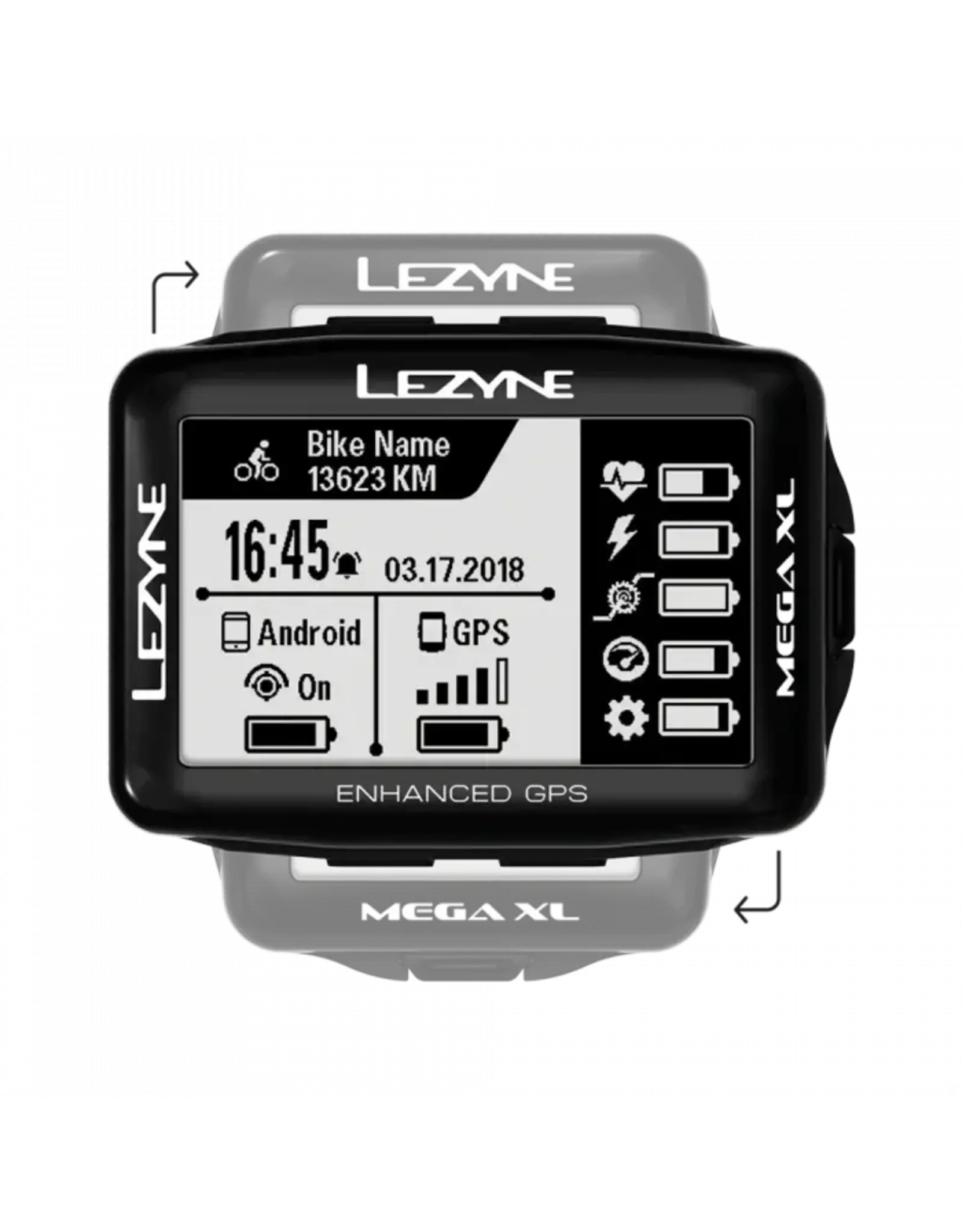 Lezyne Lezyne Mega XL Computer GPS, HR, Cadence