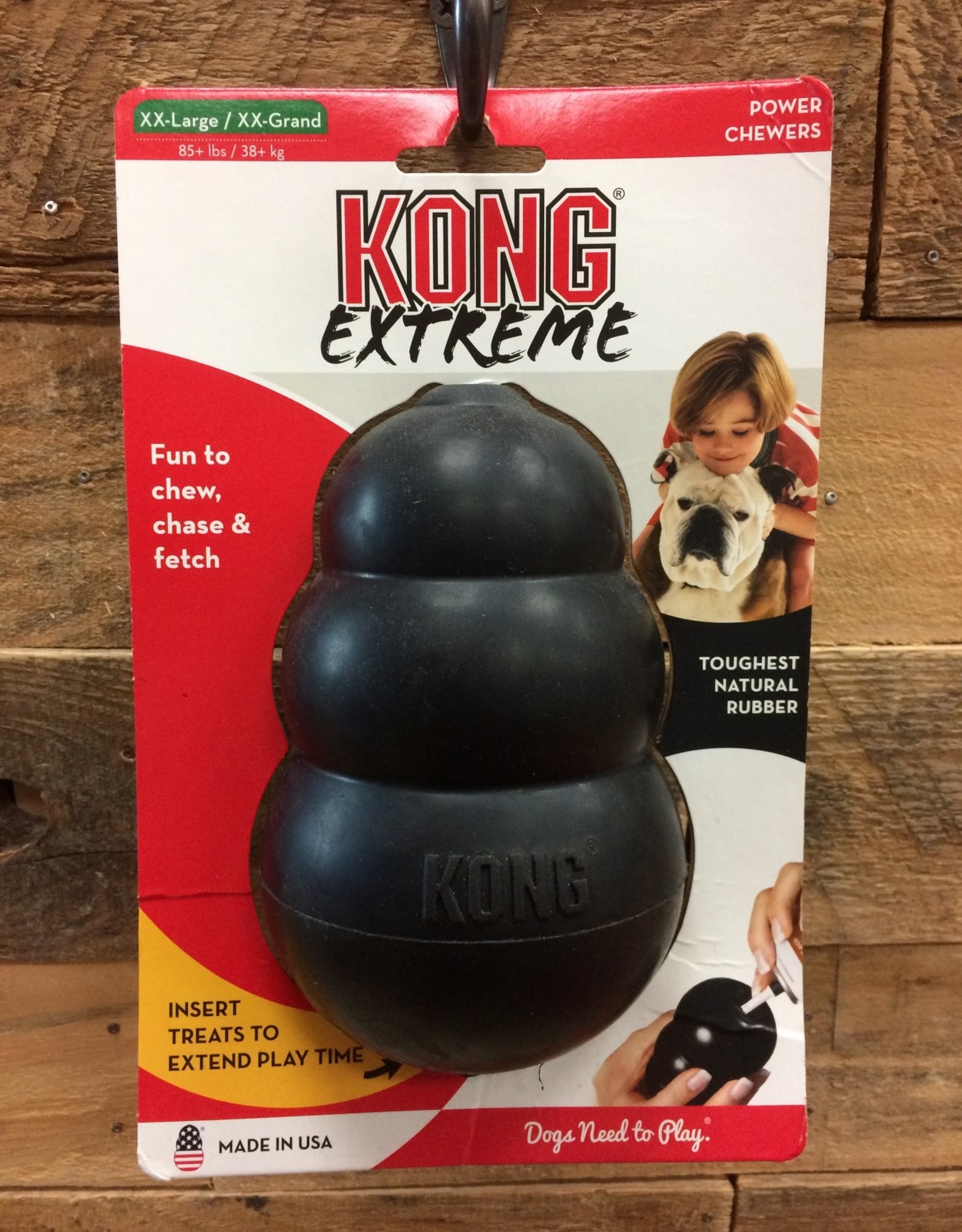 Kong Extreme Black XXLg -  Made In USA