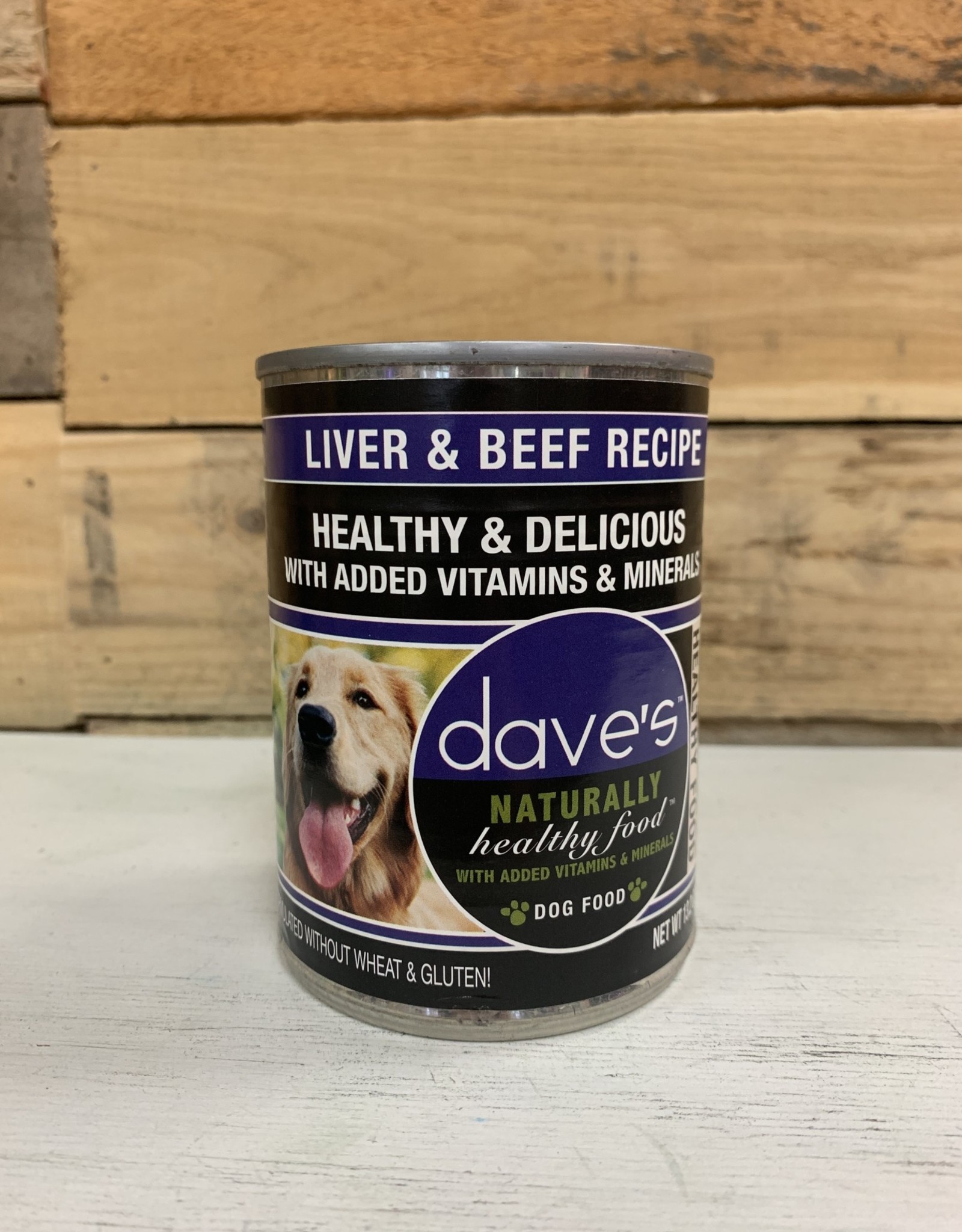 Daves Naturally Healthy Liver/Beef 13oz - Wet DogFood