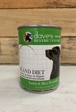 Daves Restricted Bland Diet Lamb & Rice dog 13oz - Wet Dog Food