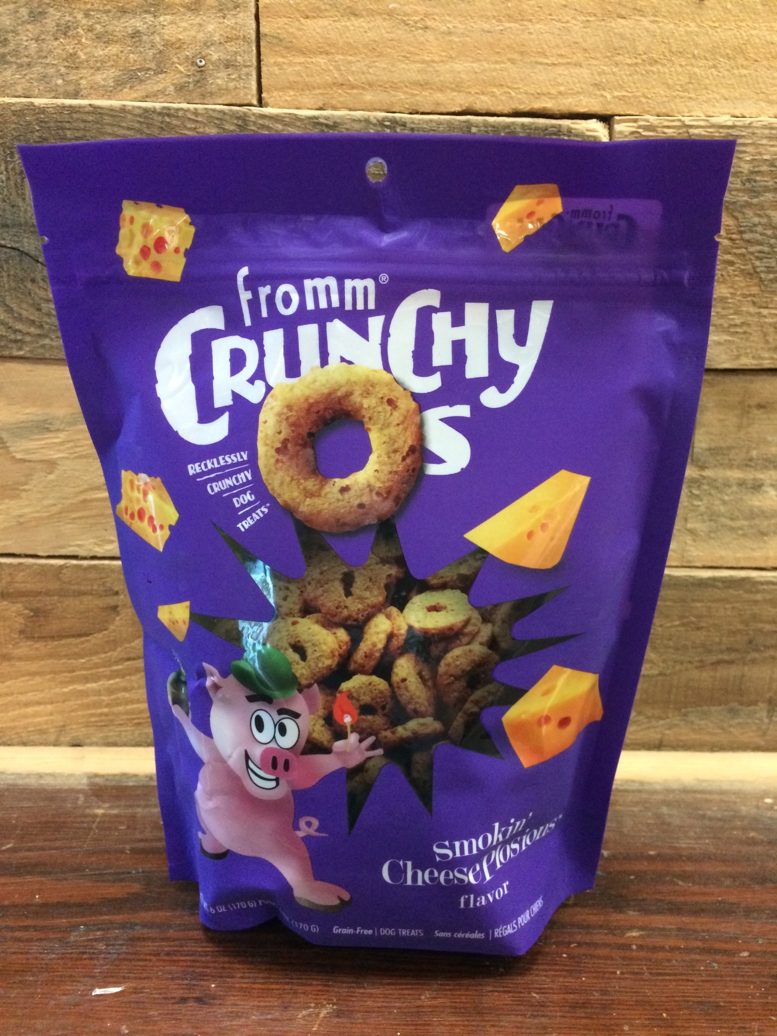 Fromm Family Foods Fromm Crunchy O's Smokin Cheeseplosions treat - Pet